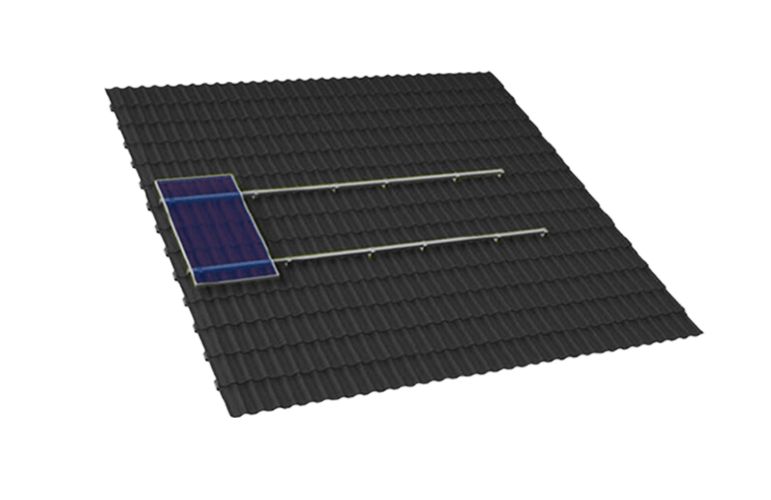 Solarmodul auf Schrägdach