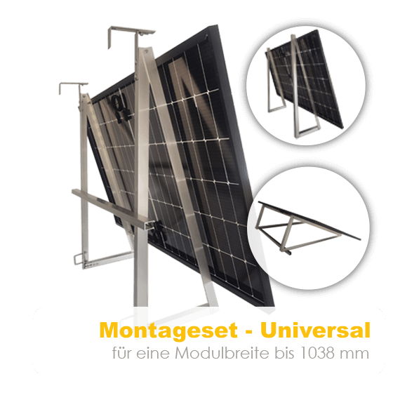 Montagearten mit Solarmodul