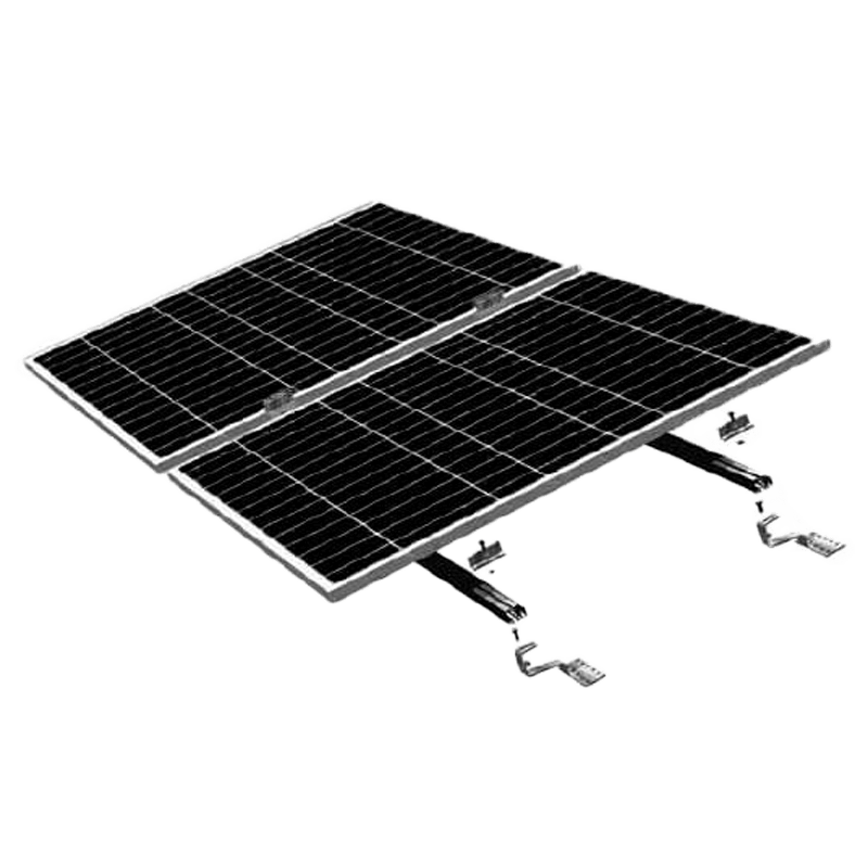 Halterung für Schrägdachmontage von Solarmodulen 