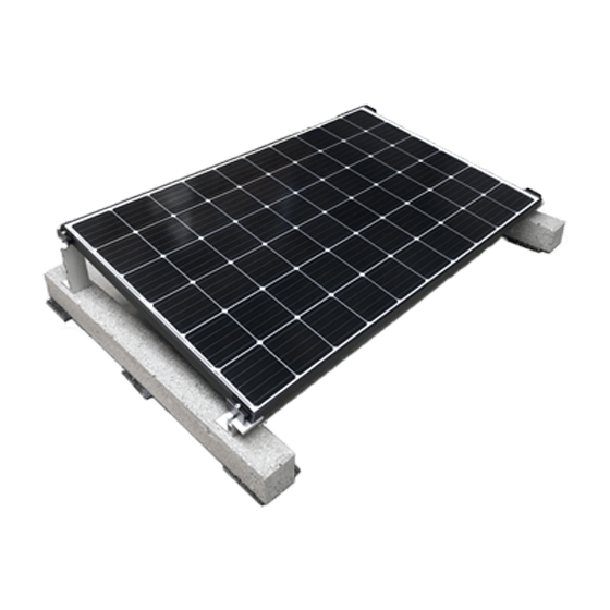 Solarmodul mit Standfuss