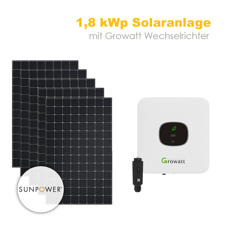 Sunpower Solarmodule und Wechselrichter