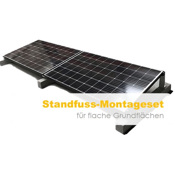Solarmodul mit Standfüssen