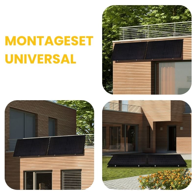 Balkonkraftwerk "SolarBoost" 800 Watt inkl. Montageset universal Balkonkraftwerk "SolarBoost" 800 Watt inkl. Montageset universal